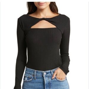 Scotch & Soda Twist Collar Slim-Fit Top